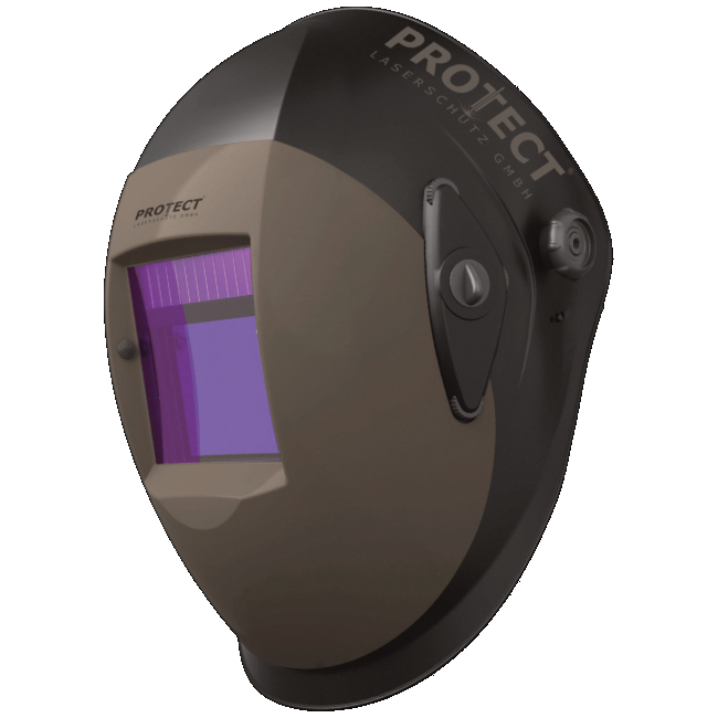 Casco di saldatura laser